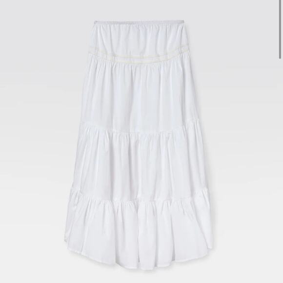 Gimaguas Rumba Maxi Skirt White - S